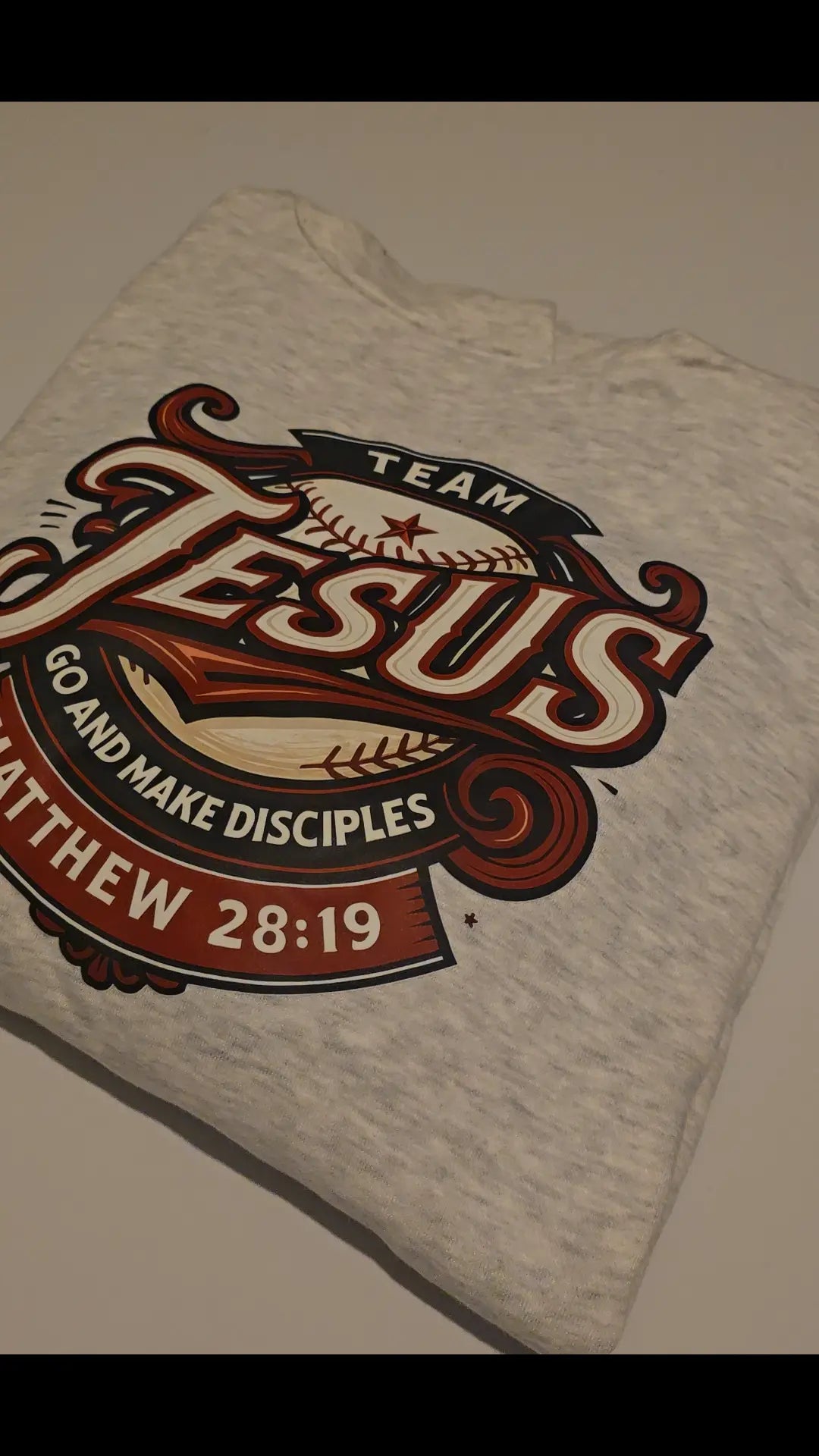 Team Jesus Grey HOODIE