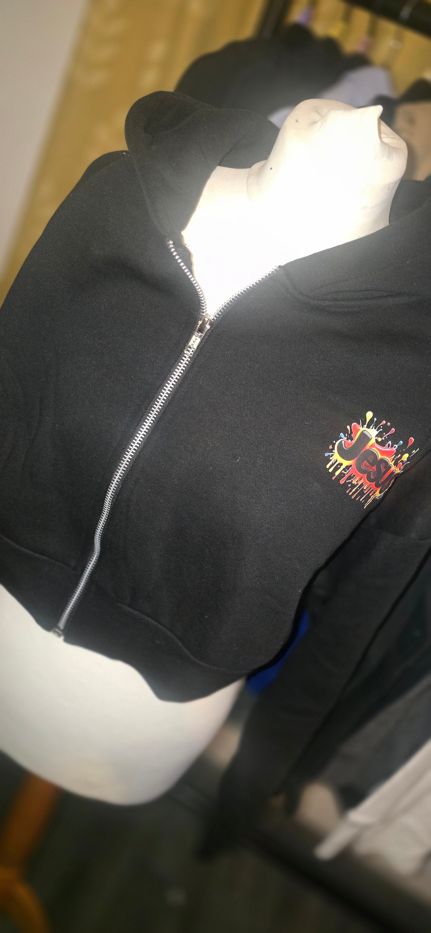 Cropped Style Hoodies- Mixed Scriptures