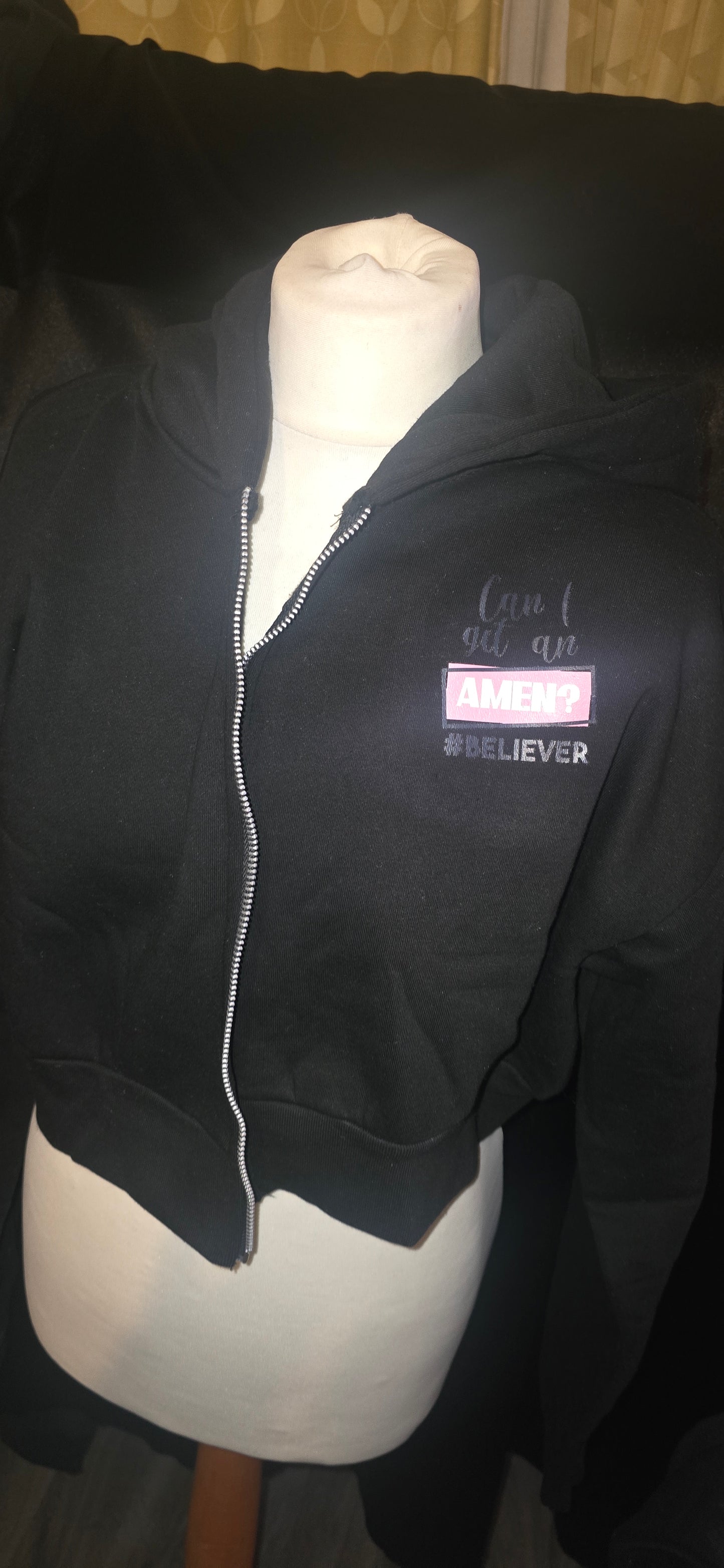 Cropped Style Hoodies- Mixed Scriptures