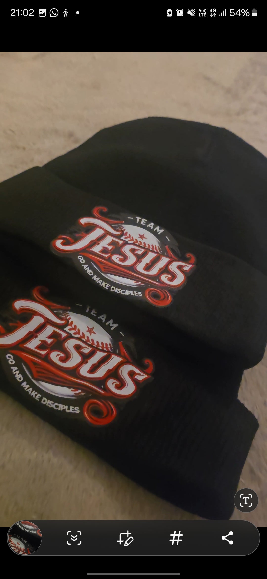 Team JESUS Matthew 28:19 Beanie Hat