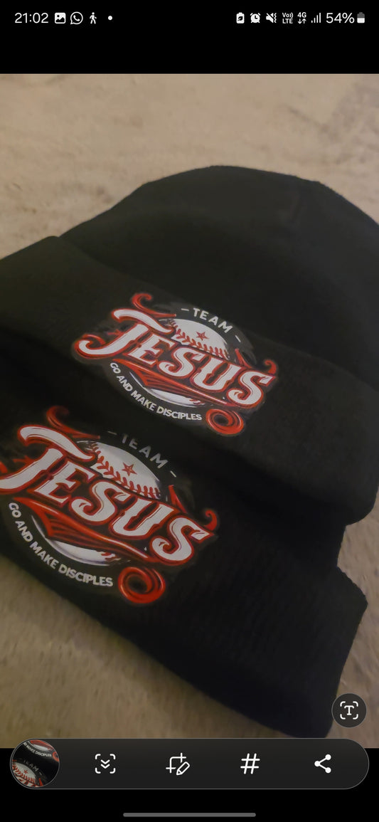 Team JESUS Matthew 28:19 Beanie Hat