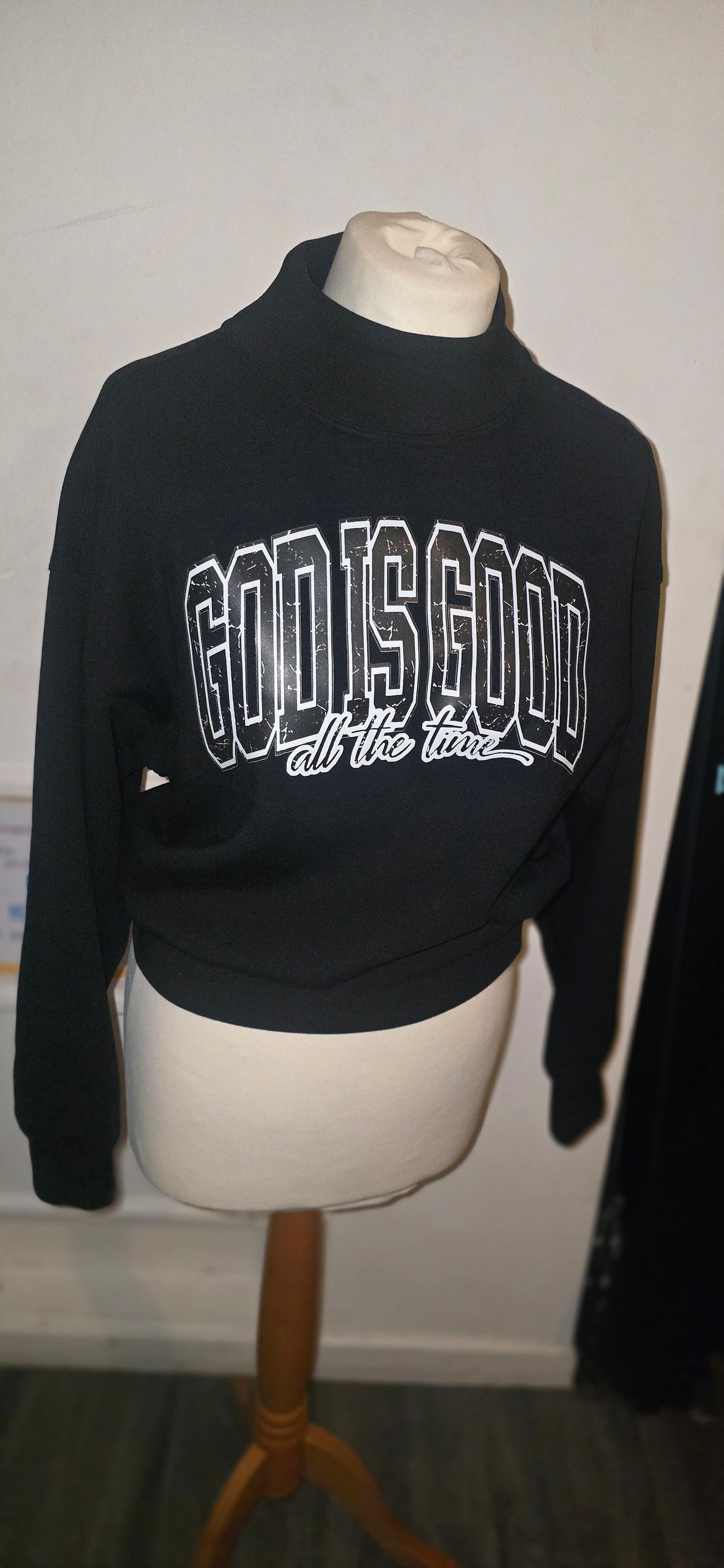 God is Good Funnel Neck Sweatshirt