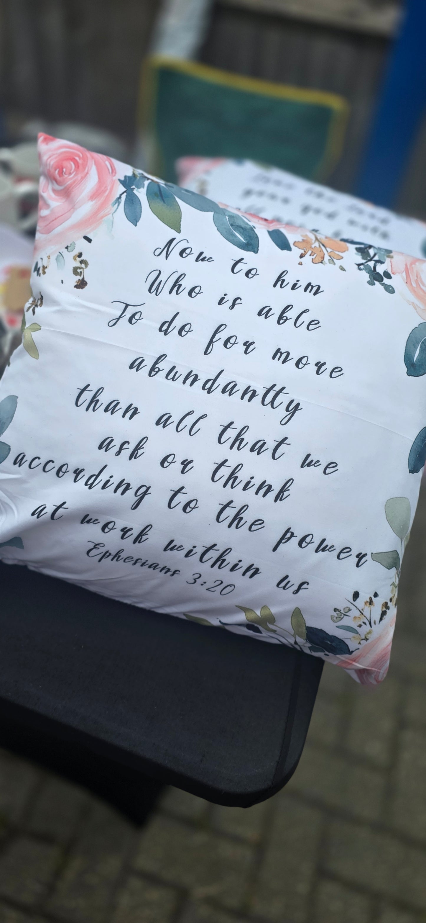 Scripture Pillow with Case & Insert