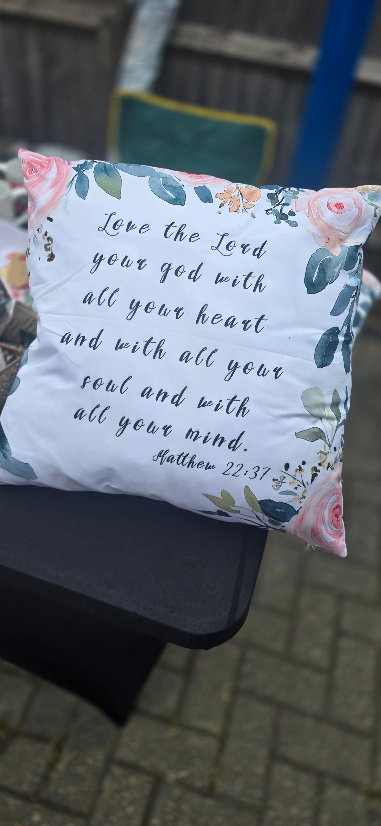 Scripture Pillow with Case & Insert